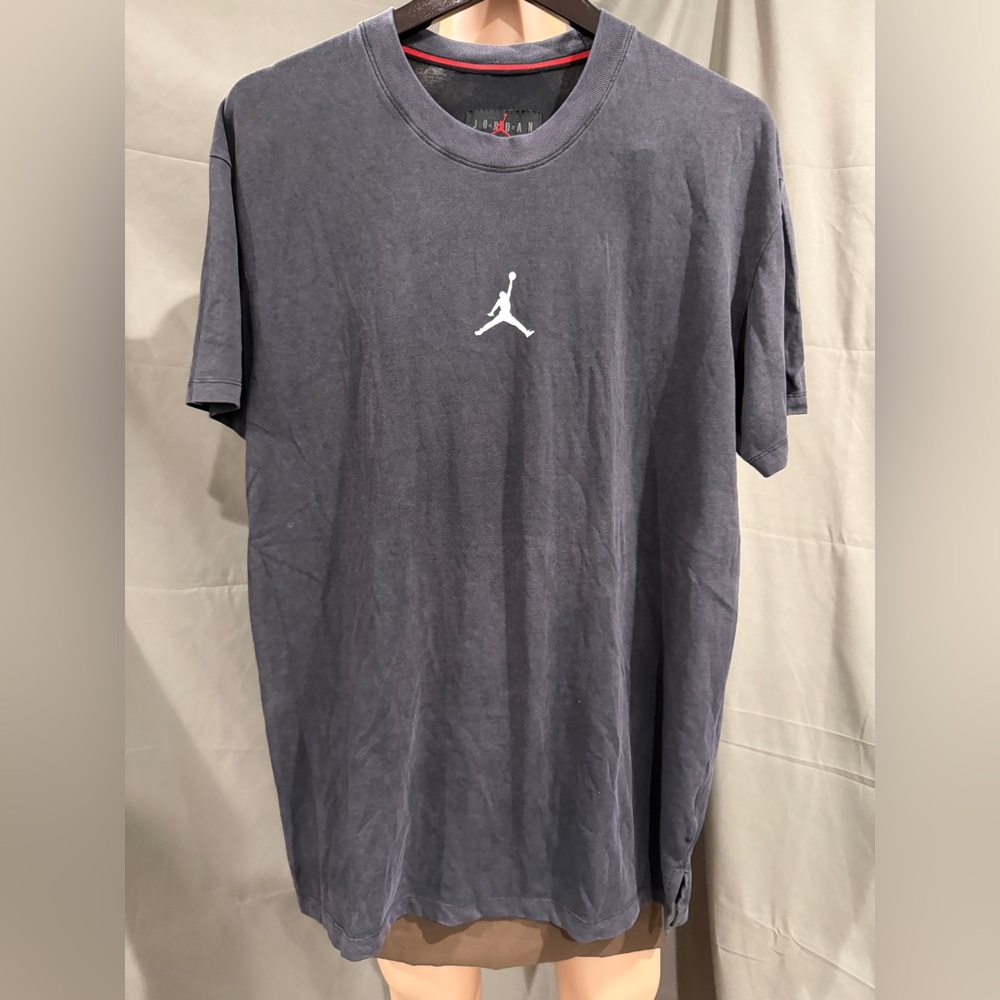 Jordan Dri Fit Black Short Sleeve Shirt Size Large